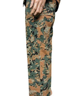 BDU Tactical Field Uniform Outdoor Hunting Ripstop Cotton Digital Woodland Camo Uniform