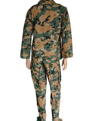 BDU Tactical Field Uniform Outdoor Hunting Ripstop Cotton Digital Woodland Camo Uniform
