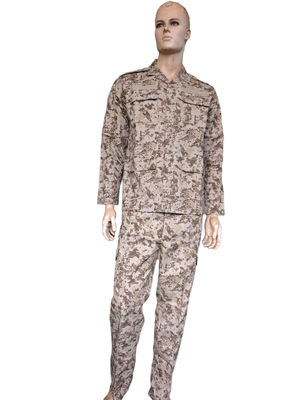 BDU Desert Digital Camo Training Uniform Set with Button Closure