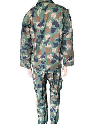 Outdoor BDU Military Uniform Breathable Camo Work Suit Polyester Cotton Fabric