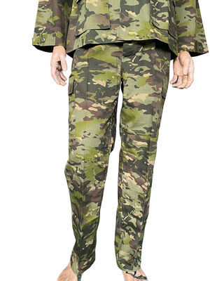 Custom BDU Long Sleeve Tactical Combat Suit Camo Jacket Pants 65% Polyester 35% Cotton