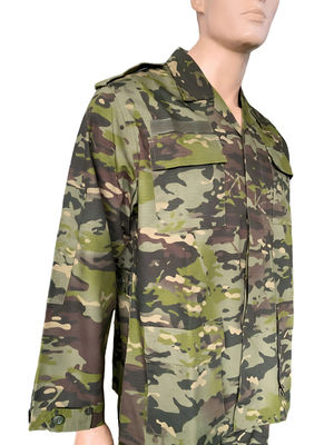 Custom BDU Long Sleeve Tactical Combat Suit Camo Jacket Pants 65% Polyester 35% Cotton