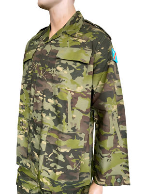 Custom BDU Long Sleeve Tactical Combat Suit Camo Jacket Pants 65% Polyester 35% Cotton