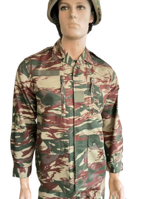 Ripstop / Twill Fabric French F2 Uniform In Lizard Camo French Military Uniform
