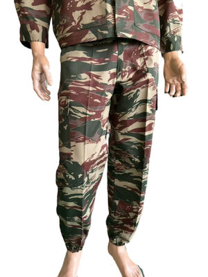 Ripstop / Twill Fabric French F2 Uniform In Lizard Camo French Military Uniform
