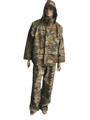 Military Tactical Fleece Jacket and Pants Set Waterproof Multicam