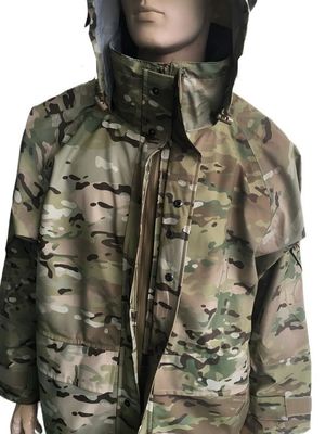 Military Tactical Fleece Jacket and Pants Set Waterproof Multicam