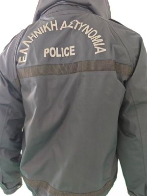 Navy Blue Military Jacket with Composite Fabric Technology