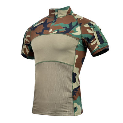 Tactical Frog Combat Shirt 94% Cotton 6% Spandex Camouflage XS-3XL
