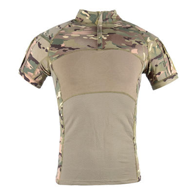 Tactical Frog Combat Shirt 94% Cotton 6% Spandex Camouflage XS-3XL