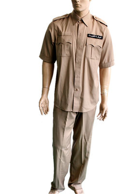Summer Security Guard Uniform Set Breathable Polyester Cotton