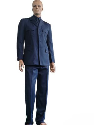 Navy Blue Military Uniform Winter Long Sleeve Ceremonial Dress
