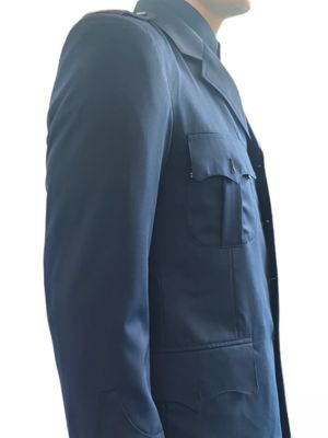 Navy Blue Military Uniform Winter Long Sleeve Ceremonial Dress