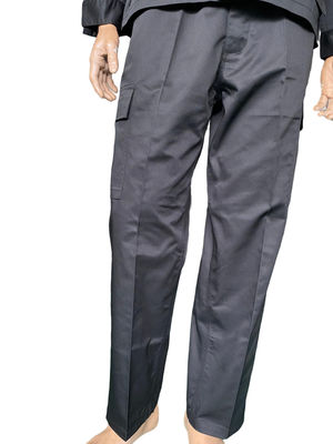 Customized Black Ceremonial Uniform Set Casual Comfortable Top 45% Wool 55% Polyester