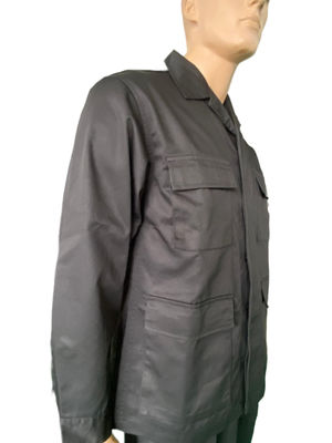 Customized Black Ceremonial Uniform Set Casual Comfortable Top 45% Wool 55% Polyester