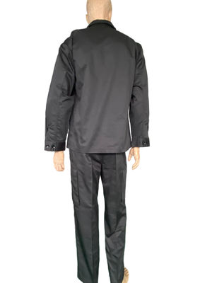 Customized Black Ceremonial Uniform Set Casual Comfortable Top 45% Wool 55% Polyester