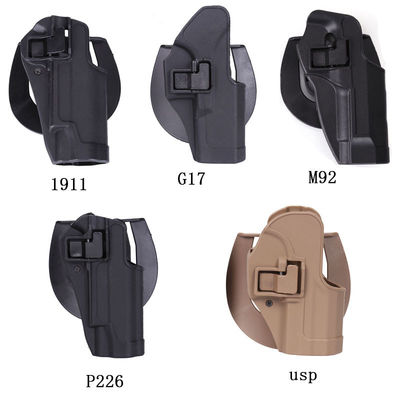 Outdoor Tactical Quick Draw Holster Waist Mounted for 1911 G17 M92 USP P226