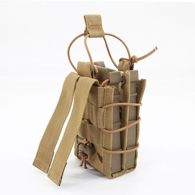 Outdoor Tactical Magazine Pouches Quick Draw Holsters AK M4 Elastic Molle Vest Backpack