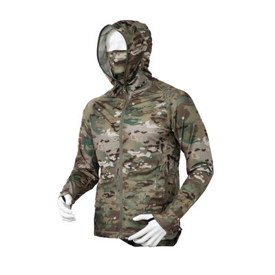 Tactical Camouflage Hooded Sweatshirt for Men Women Outdoor Training