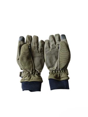 Military Green Winter Tactical Gloves Insulated Windproof Touchscreen