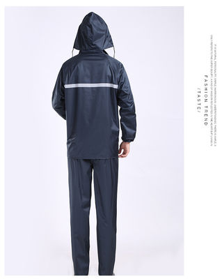 Windproof PU Coating Military Raincoat Poncho For Men And Women Full Body Protection