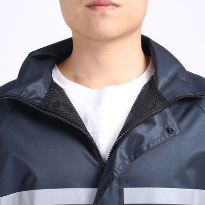 Windproof PU Coating Military Raincoat Poncho For Men And Women Full Body Protection