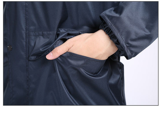 Windproof PU Coating Military Raincoat Poncho For Men And Women Full Body Protection