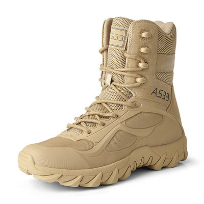 Men's High Top Tube Tactical Military Boots Breathable Slip Resistant EU 37-46