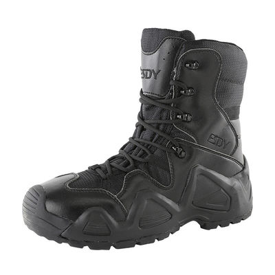 High Top Military Cow Leather Boots For Both Men And Women Outdoor Sports Hiking