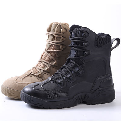 High Top Hiking Cow Leather Military Boots For Both Men And Women Outdoor Sports