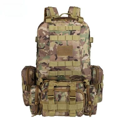 50L Functional Tactical Molle Backpack For Outdoor Mountaineering Sports Hiking