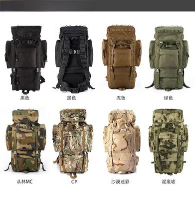 65L Military Camouflage Tactical Shoulder Bag Multifunctional For Men