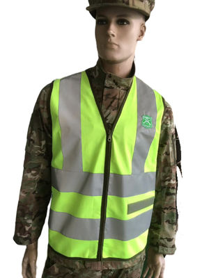 Customizable MOLLE Tactical Vest Polyester Reflective Safety Vest For Chile Construction Warning