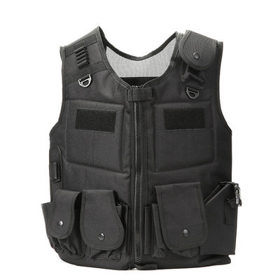 900D Oxford Tactical Vest Molle System Black Customizable Sizes M-3XL