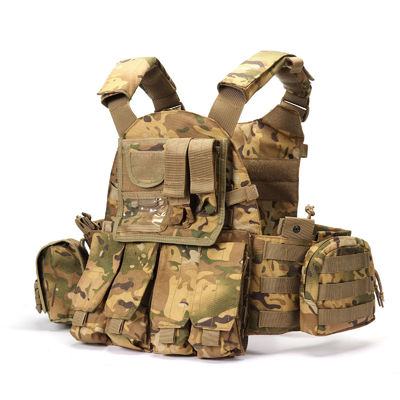 BAOYI 1000D Camouflage Tactical Combat Vest 1000D Fabric Multifunctional