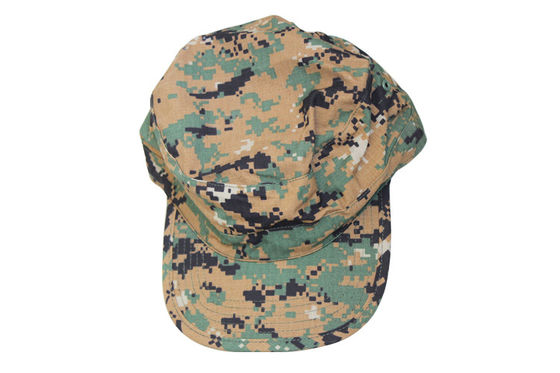 All Seasons BDU Field Camouflage Military Caps For Sun Protection Polyester Cotton