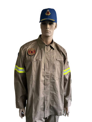 Custom Firefighter Cap FR Fire Retardant Hat for Emergency Rescue